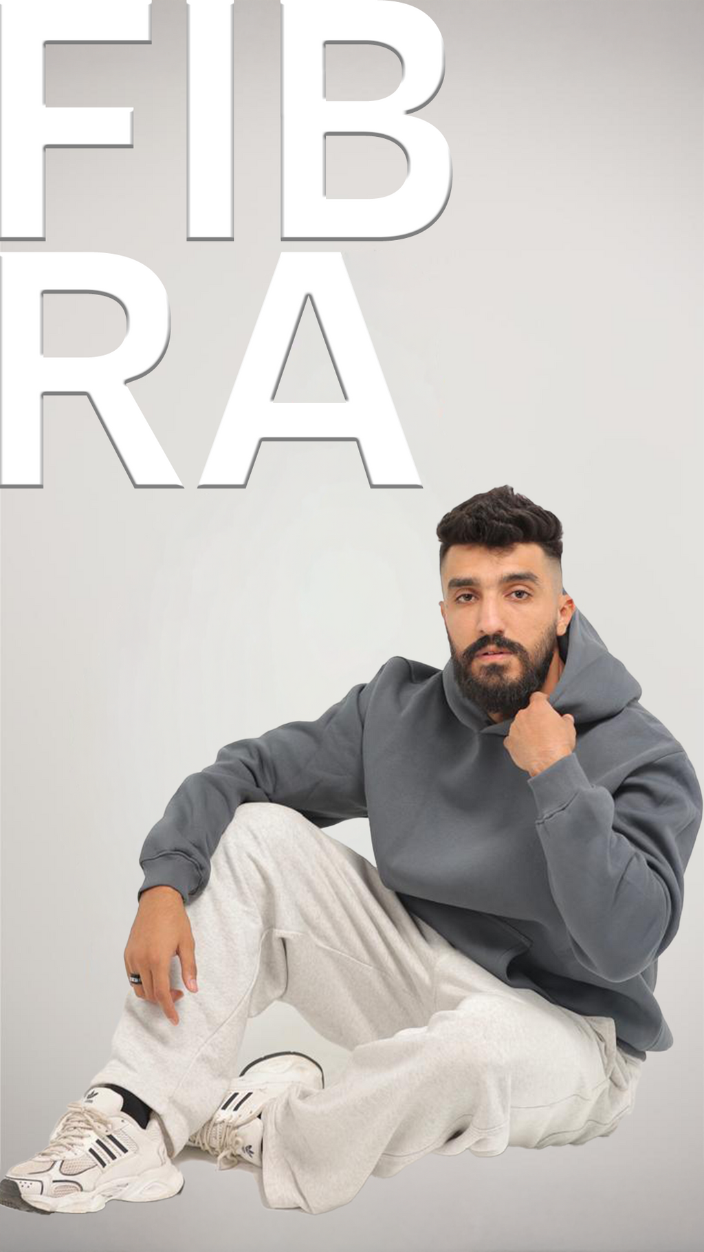 Gray Over Size Hoodie