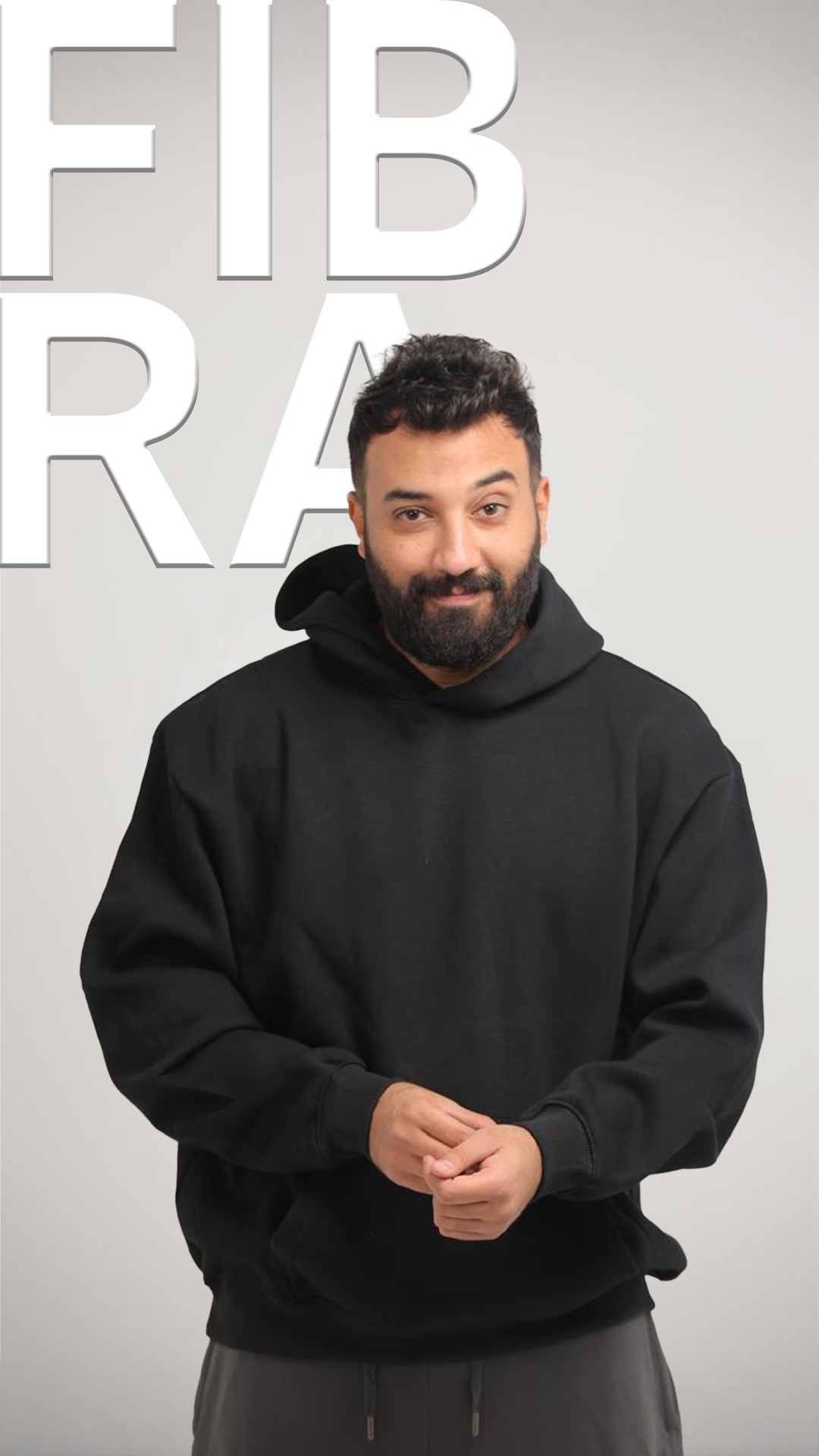 Black Over Size Hoodie