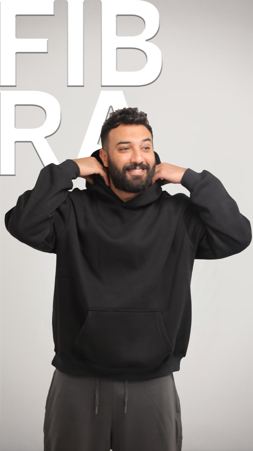 Black Over Size Hoodie